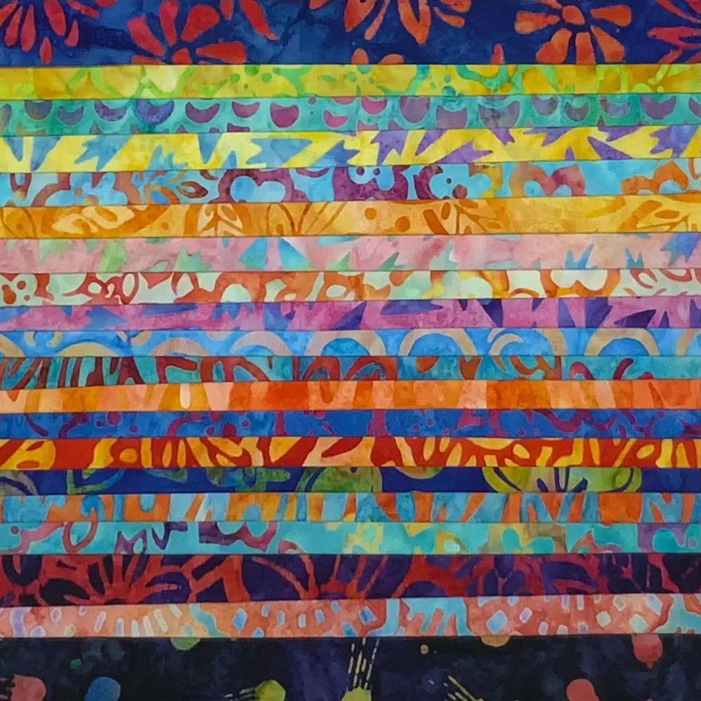 Lunn Fabric Batiks Stash Builder 20 Fat Quarters Batik FQ Pack Rainbow #656