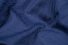 Fratelli Tallia di Delfino Blue Summer Jacket Fabric Birdseye Wool 1.8m 220gr