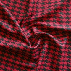 HEAVY ACRYLIC WINTER JACKET COAT CRAFTS FABRIC BIG 30 mm HOUNDSTOOTH CHECK 44’W