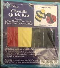 June Tailor Chenille Quick Kits “Critters Fly” Complete Project Craft Kit NEW