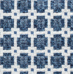 Thibaut Geometric Square Weave Great Scale Fabric- Apollo / Navy 3.10 yds W80722