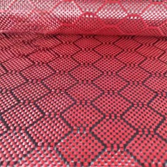 3K 240gsm Aramid Carbon Fiber Fabric mixed fabric cloth Hexagonal Jacquard Weave