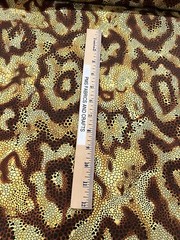 WILD ANIMAL snake python looking PRINT 100% COTTON FABRIC by the yard #16