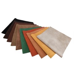 WAYNE’S DOG 3/4 oz Suede Leather Square Cowhide Craft 12″x12″, Brown