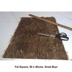 Neotrims Faux Fur Fabric,Furry Sheep Wool,Photography,Fat Squares,15 Colours