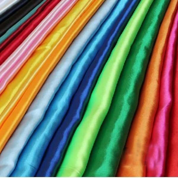 50 Yards Satin Fabric 60″ Draping Wedding Chair Sash TableCloth Runner Overlay