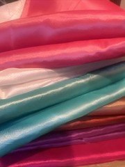 12 Samples Of All Our Faux Taffeta Fabric 9×15 Inch Swatches.