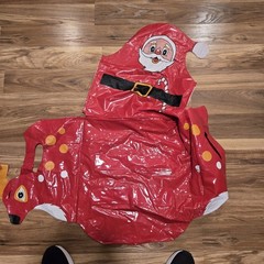 Heavy Vinyl Holiday Seat Taiwan Sold As Is, Parts, Display Or Crafting Material