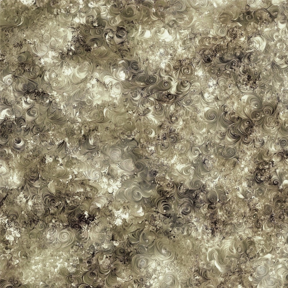 108-inch Quilter’s Cotton Abstract By the Yard Dream Spin Frosted Taupe
