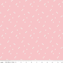 1/4 Yard 9”x42” Riley Blake “Seasonal Basics” Bunnies Pink Easter Quilt Cotton