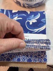 Nancy Gere cotton quilt fabric Jelly roll or charm pack Bluebell