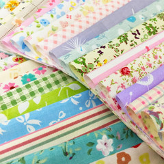 Flic-Flac Quilting Fabric Squares 100% Cotton Precut Quilt Sewing Floral Fabrics