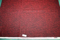 Loralie Harris CONFETTI Cotton Fabric 1.83 Yards Red Spots on Black HTF RARE