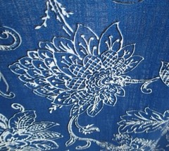 3 YARDS RICHLOOM INDOOR / OUTDOOR FABRIC ~ BLUE SOLARIUM ~ UPHOLSTERY / CURTAINS