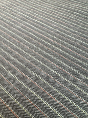 Classic Brown Herringbone Stripe Stretch Suiting Fabric Cotton Blend BTHalfY #45