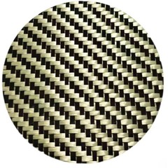 Black+ Yellow Aramid Carbon Fiber Blended Fabric Carbon Fixed cloth 27cm width