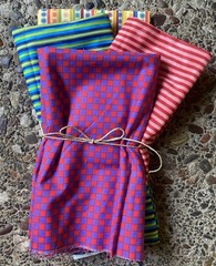 Lot Of 4 Whimsical Quilting Fabrics Northcott Free Spirit Stripes Checks 3 Yards