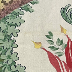 Brunschwig & Fils Out of Africa Fabric 2 Pcs Cotton Yellow Leopard Floral READ