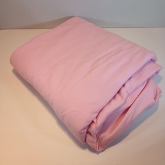 2.75 Yards Light Pink Solid Knit Fabric 60″ wide Cotton Blend 2-Way Stretch
