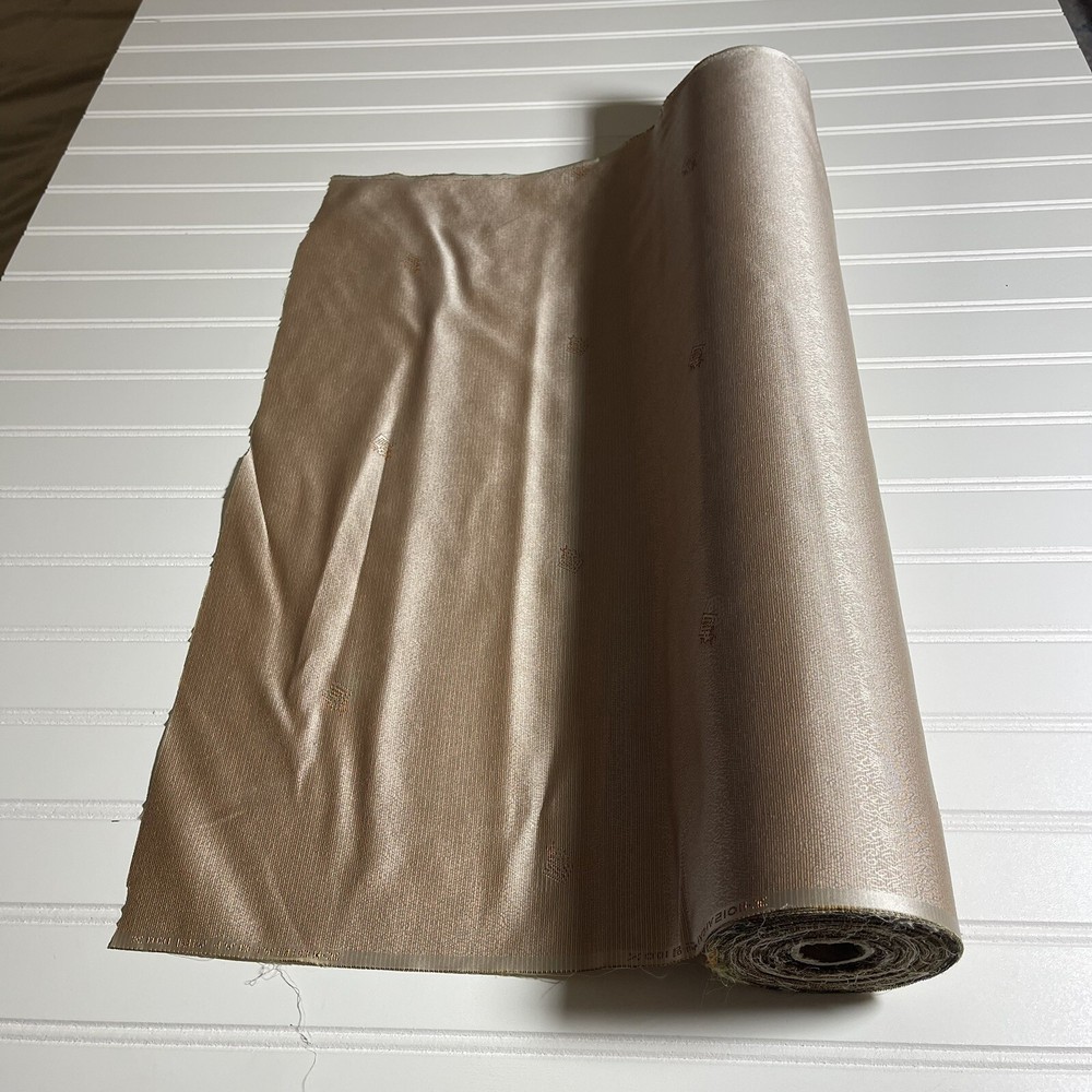 SILK Beige with Pink, FABRIC 10 Yards x 23 Inches Wide or 360 Inches x 23 Wide