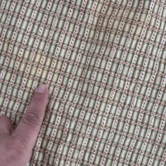 Woven Check Fabric Yardage Stripe Border Rustic Farmhouse Textile Decor 55×1 Yd