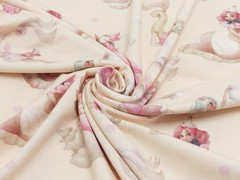 1m x 1.50m Cotton Jersey Magic Mermaids Teatime Digital Print