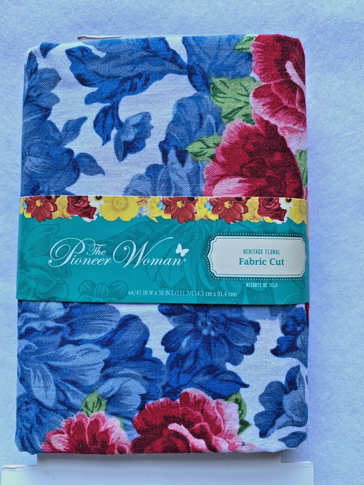 THE PIONEER WOMAN Fabric HERITAGE FLORAL 100% Cotton BRAND NEW 1 Yard