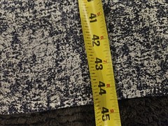 44 X 71 Blackish Blue Sand Beige Upholstery Wamsutta Otc cotton fabric