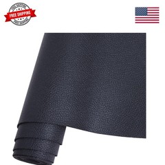 Solid Color Faux Leather 12″X53″30cmX135cm,Faux Leather Sheets Roll Very Suit…