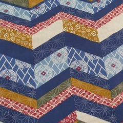 3.88Y Hancock Fabrics 2006 Japanese Print Novelty Patchwork Quilt Cotton Fabric