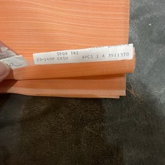 Apricot Chambray 100 % Cotton Fabric 3 Yards x 34 Inches Wide