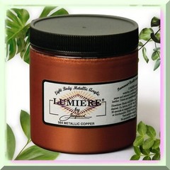 Metallic Copper Fabric Paint 8 oz