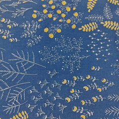 CraftsFabrics 8Pcs Floral Precut Fabric Square Sheets for Quilting, Crafting