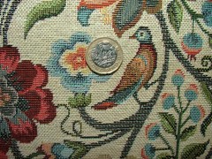 Jacobean Floral Tapestry Fabric Curtain Upholstery Cushion Soft Furnishing