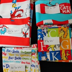 Dr Seuss Cotton Fabric Lot Robert Kaufman All New