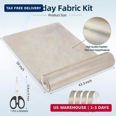Faraday Fabric Military Grade Fabric 59×43 inch Nickel Copper Faraday Cloth for