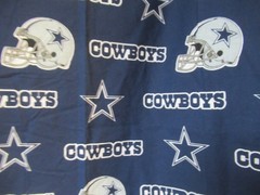 NFL DALLAS COWBOYS #6313 LICENCED VTG 2008 Fabric Cotton NTT 1Y15″X58″W