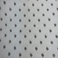 Black Gold Polka Dot Metallic Mesh Fabric Yard Crafts Costume Décor Wedding DIY