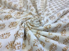 15 Yard Hand Block 100% Cotton Elephant Fabric NO TARRIF CHARGES 100%✅ZK_308