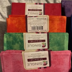 25 Fat Quarters Cotton Single