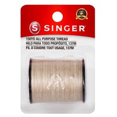 Singer 60309 All Purpose Polyester Thread, 150-Yard, Camel 1- Pack,