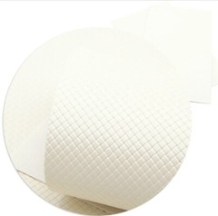 Small Basket Weave FAUX LEATHER SHEET 8″ x 12″ 1066227 creamy white
