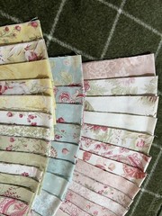 SEASIDE ROSE JELLY ROLL by 3 SISTERS 40-pieces, for MODA ORIGINAL 2010~RARE