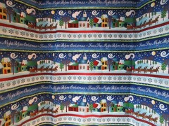 “Twas the Night” AVLYN INC. STRIPED Christmas Fabric Cotton SBTYX44 NEW