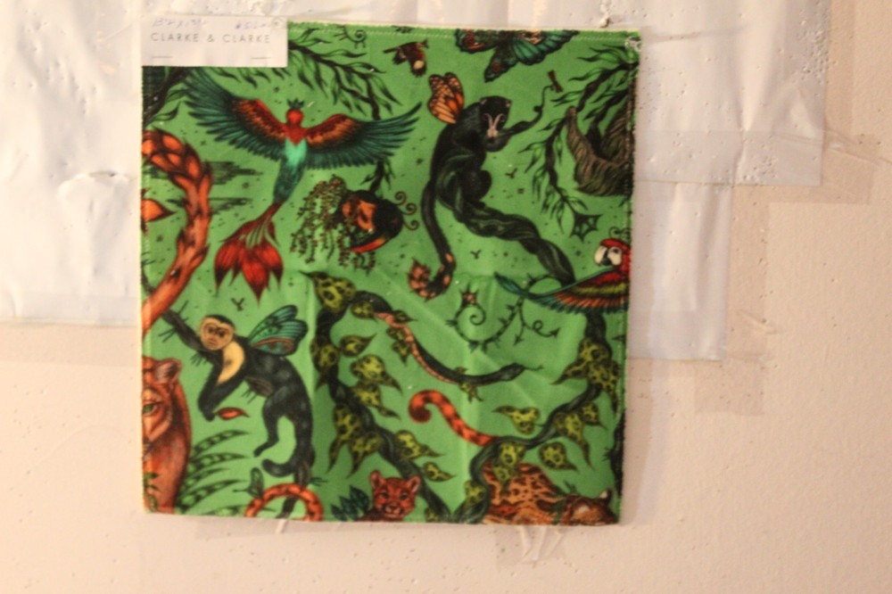 Clarke & Clarke Bosque (Forest) Dreams Mythical Animals on Velvet Var Clrs/Sizes