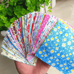 Precut Fabric Squares 56 Pcs 4″ x 4″ Cotton Assorted Patterns and Colors