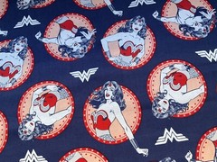 Cotton Fabric Wonder Woman 43”x 39” By DC Comics 2017s