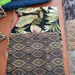 Heavy Duty Fabric Samples 100% woven Polyester Crafting Upcycling Bag Making etc