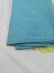 Assorted Fabric Lot Knit & Woven Teal Blue Green Scraps Remnants Craft Supply