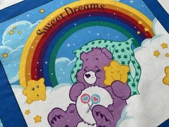 Cotton Fabric Story Book Care Bear 2004s By Cranston’s 44”X 34”215